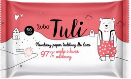 Luba Tuli dětský vlhčený toaletní papír s 97 % vody a kyselinou mléčnou 50 ks