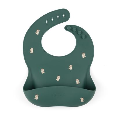 Petite&Mars Bryndák silikonový Take&Match Green Dinos 6m+