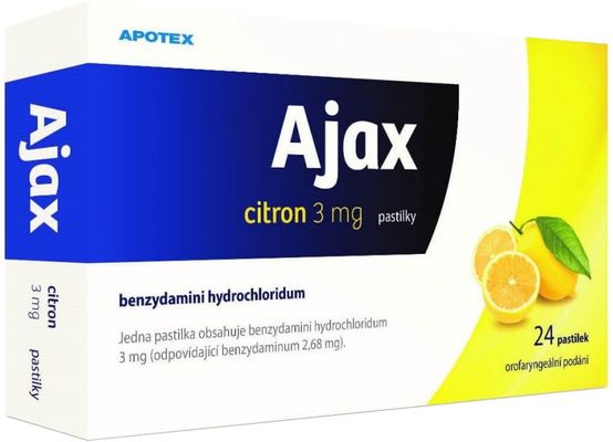 Ajax citron 3mg 24 pastilek