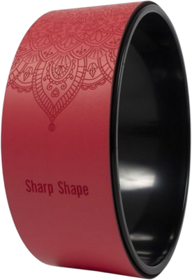 Sharp Shape Yoga wheel Mandala červený