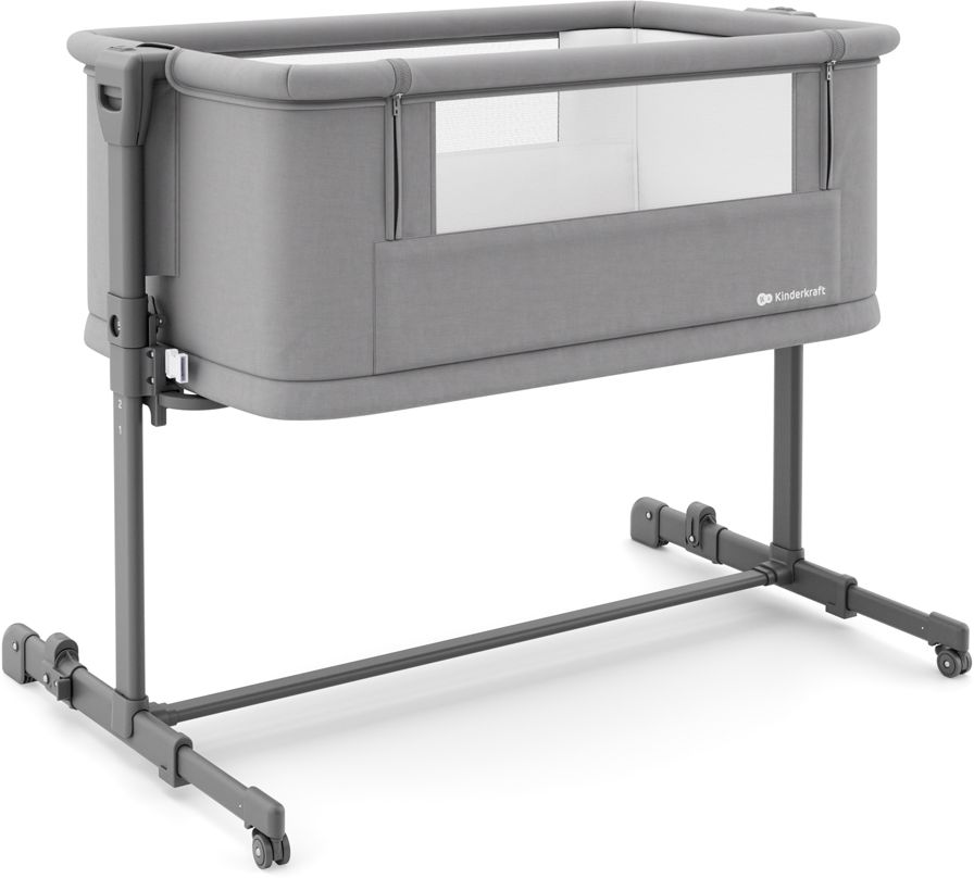 Kinderkraft Postýlka polohovací Nestee Grow 2 Dark Grey 1 ks
