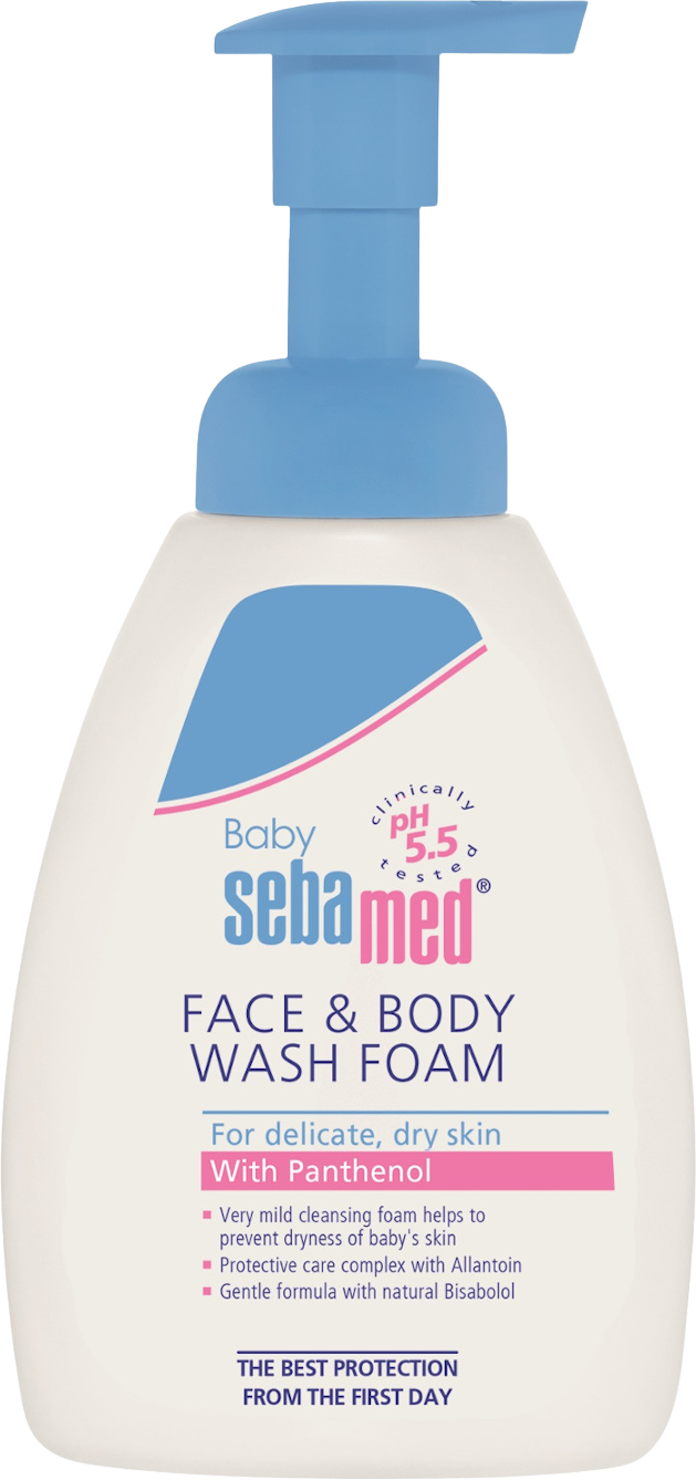 Sebamed dětská mycí pěna na obličej a tělo 400 ml