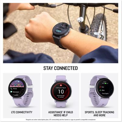 Garmin Bounce 2 dětské hodinky, světle fialová