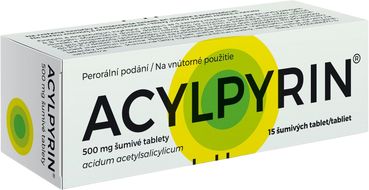 Acylpyrin 500mg 15 šumivých tablet