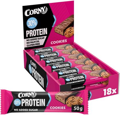 Corny Protein 30 % proteinová tyčinka cookies 50 g