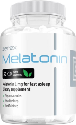 Zerex Melatonin 1MG 60 kapslí