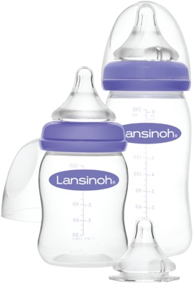 Lansinoh Set lahví startovací 160ml, 240ml, S, M, L