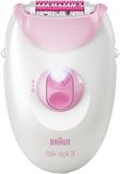 Braun Silk·épil 3, Epilátor 3-031, Růžový