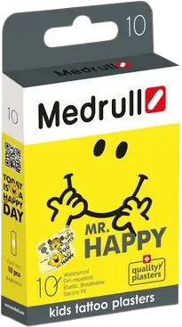 Medrull Náplast dětská KIDS tetovací (Tattoo) 10 ks