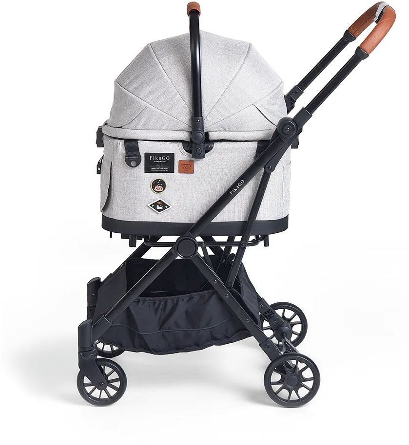 FIKAGO Kočárek pro kočky / psy Flytta Plus Grey Husky