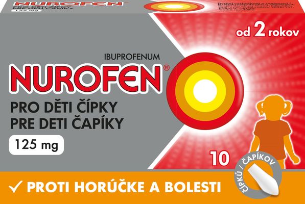 Nurofen pro děti 125 mg čípky