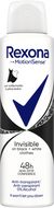 Rexona Invisible Black + White Antiperspirant sprej 150 ml