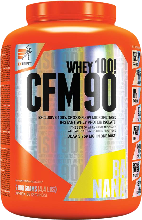 Extrifit CFM Instant Whey Isolate 90 banán 2 kg