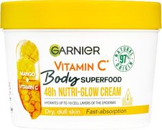 Garnier Body Food Glow Cream Mango + Vitamin C, 380 ml