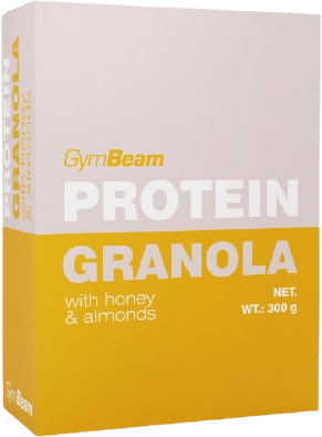 GymBeam Proteinová granola s medem a mandlemi 300 g