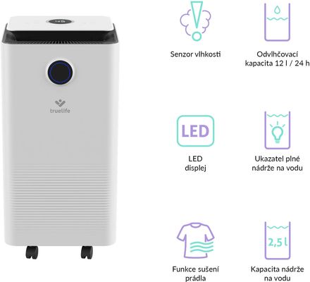 TrueLife Air Dehumidifier DH5 Touch
