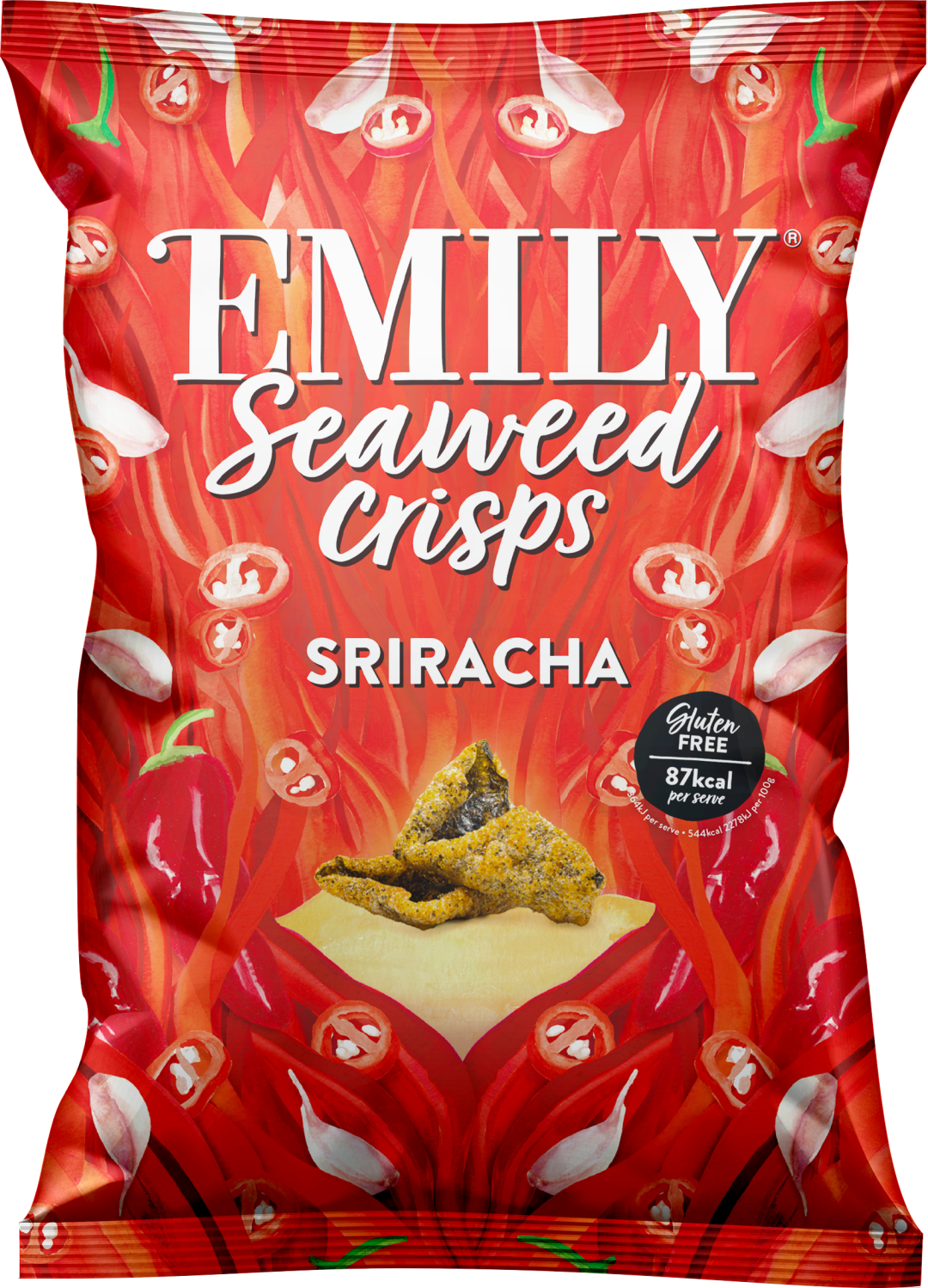 Emily Křupavé mořské řasy Sriracha 50 g