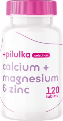 Pilulka Selection Kalcium, magnézium és cink 120 tabletta