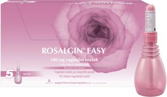 Rosalgin Easy 140mg vaginální roztok 5 ks