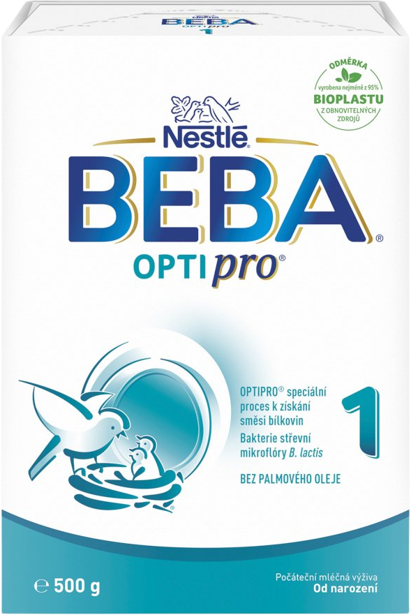 Nestlé Beba OPTIPRO® 1 počáteční kojenecké mléko 500 g