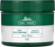 VT Cosmetics Exfoliační polštářky na obličej s centelou a kyselinou salicylovou 60 ks