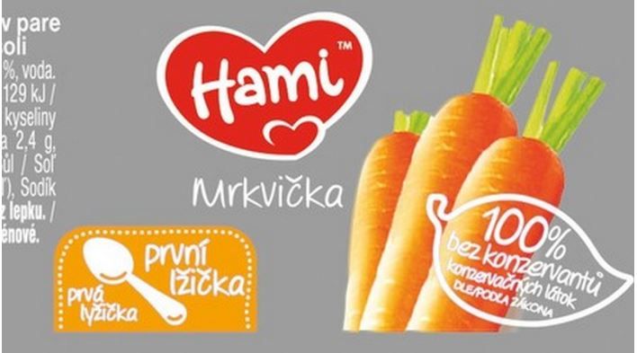 Hami zeleninový příkrm Mrkvička první lžička 125 g