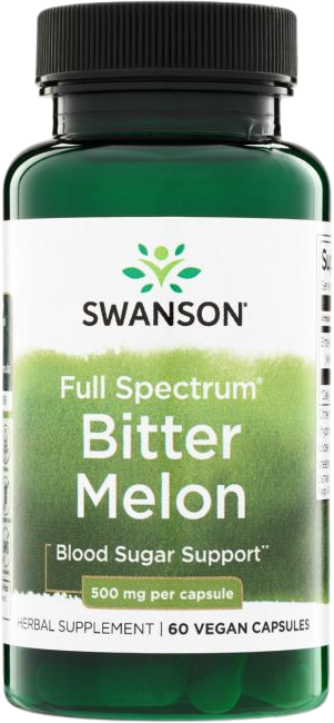 Swanson Extrakt z Hořké okurky 500mg 60 kapslí
