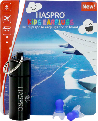 Haspro Fly dětské špunty do uší do letadla 2 ks