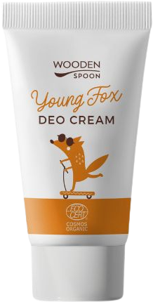Woodenspoon Organický krémový deodorant Young fox s inovativním aplikátorem 40 ml