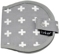 KipKep Pouzdro na vložky do podprsenky Nursery Wallet Crossy Grey