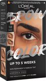 L'Oréal Paris Brow Color 1.0 Black semi-permanentní barva na obočí