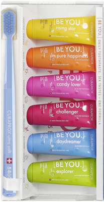 Curaprox BE YOU Combipack set Zubní kartáček CS 5460 + Zubní pasta 6 x 10 ml