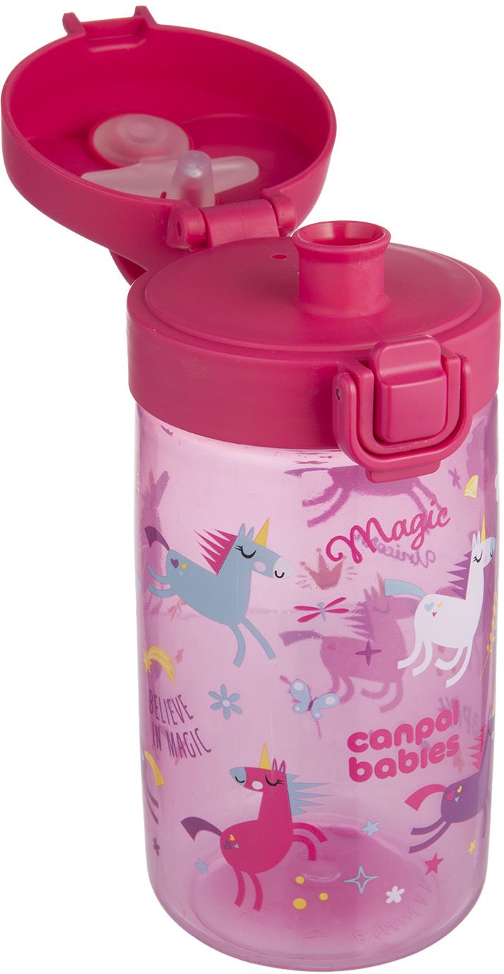Canpol babies Lahev pro děti JUNIOR růžová 400 ml