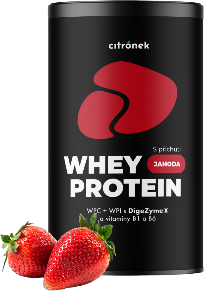 Citronek Whey Protein - jahoda 900 g