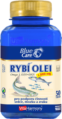 VitaHarmony Rybí olej Omega 3 50 tablet
