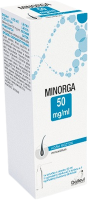 Minorga 50 mg/ml kožní roztok 60 ml