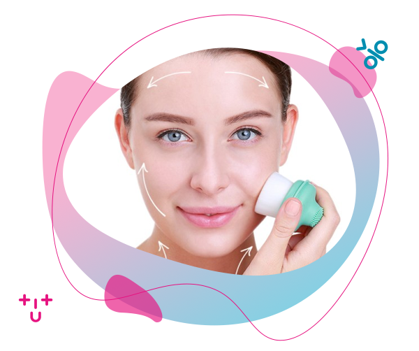 TouchBeauty 1762 Silikonový kartáček na pleť