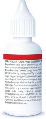 GymBeam Flavor Drops strawberry 30ml
