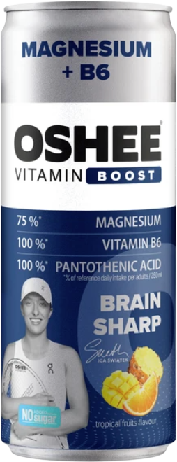 Oshee Vitamin Boost Magnesium+B6 250 ml