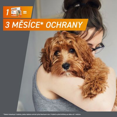 FRONTPRO Antiparazitární žvýkací tablety pro psy (4-10 kg) 3 tablety