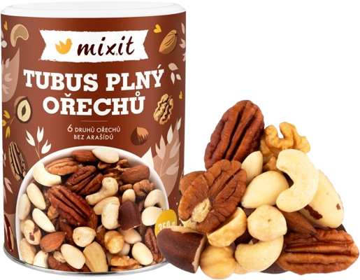 Mixit Tubus plný ořechů 350 g