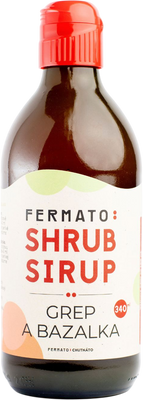 Fermato Shrub sirup - Grep a bazalka 340 ml