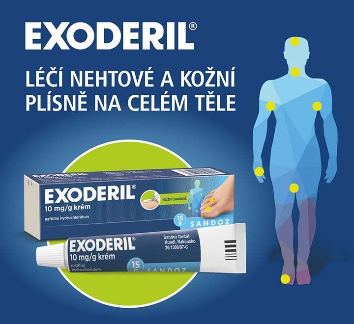 Exoderil ® 10 mg/g krém, 15 g