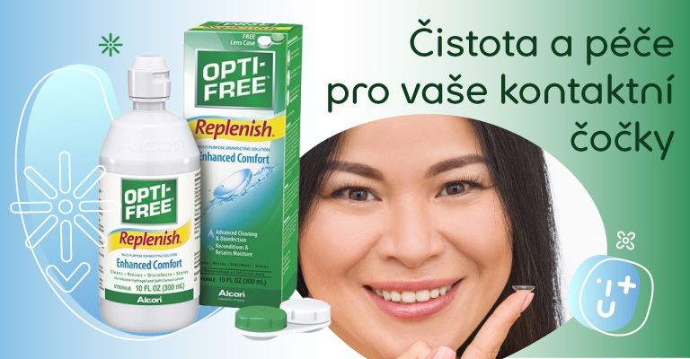 Opti-Free Replenish, oční roztok na kontaktní čočky 