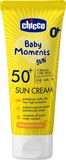 Chicco Krém dětský na opalování SPF50+, 0m+ 75 ml