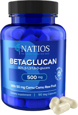 Natios Betaglucan 500 mg 90 kapslí