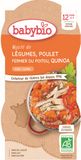 Babybio zelenina s kuřetem a quinoa 2 x 200 g