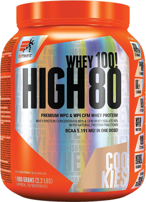 Extrifit High Whey 80 cookies 1000 g