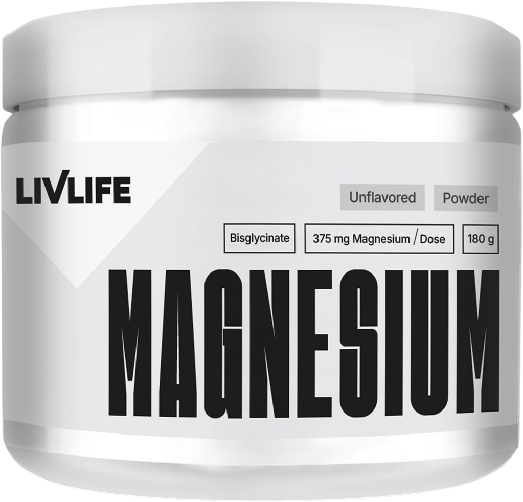 Livlife Magnesium bysglicinate 12%, 180 g