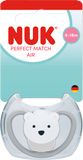 Nuk Dudlík Perfect Match Air Polar Bear 6-18m